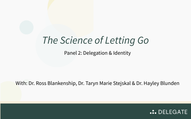 Panel Webinar 2: Delegation & Identity